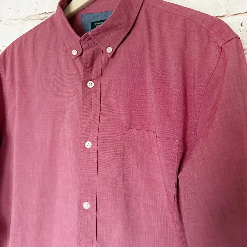 Banana Republic grant fit button down shirt